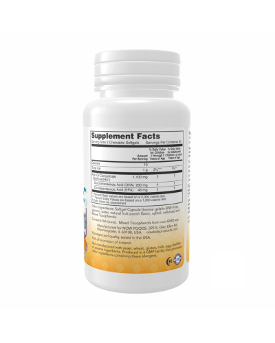 DHA 100mg Chewable - 60 sgels