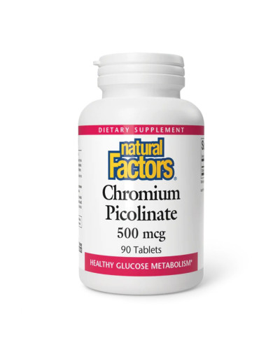 Chromium Picolinate 500mcg - 90 tabs