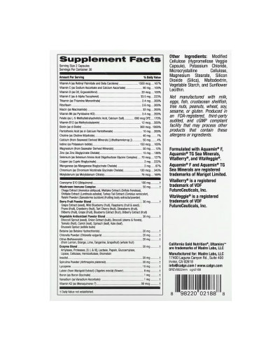 Ultamins MENS Multivitamin - 60 vcaps