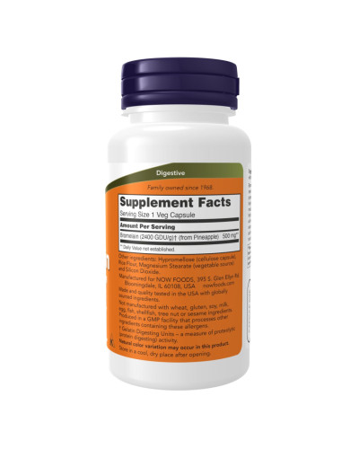 Bromelain 500mg - 120 vcaps