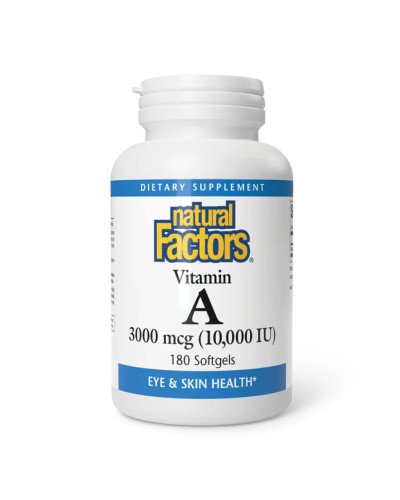 Vitamin A 3000mcg 10000IU - 180 softgels