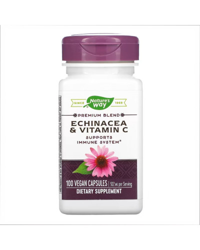 Ехінацея та Вітамін С, Echinacea & Vitamin C - 100 vcaps