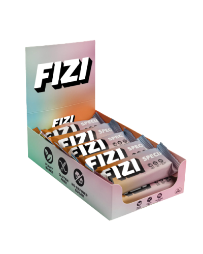 Протеїнові батончики, FIZI Protein Bar Special Box - 10x45g Raspberry Matcha