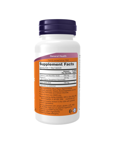 Alpha Lipoic Acid 100mg - 120 vcaps