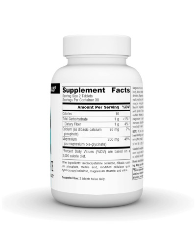 Magnesium Bis-Glycinate - 60 tabs