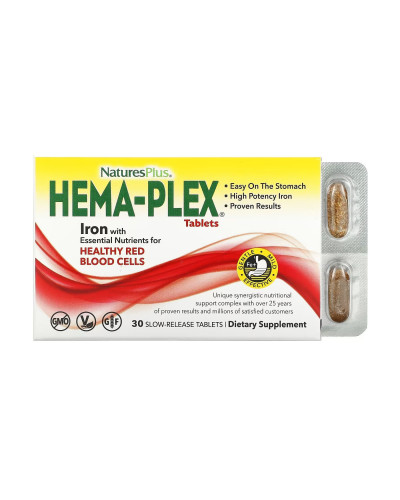 Вітамінно-мінеральний комплекс, Hema-Plex - 30 tabs (блістер)