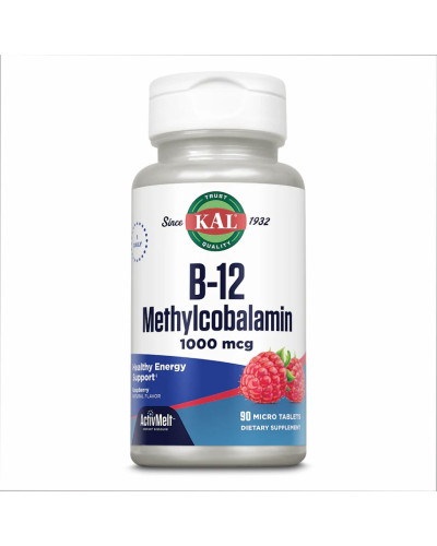 Метил Б12, B12 Methylcobalamin 1000mcg - 60 tabs Berry