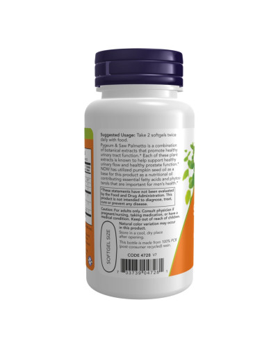 Pygeum & Saw Palmetto 25/80mg - 120 sgels