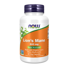 Їжовик гребінчастий, Lion's Mane 500mg - 60 vcaps