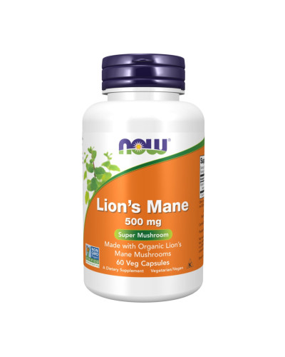 Їжовик гребінчастий, Lion's Mane 500mg - 60 vcaps