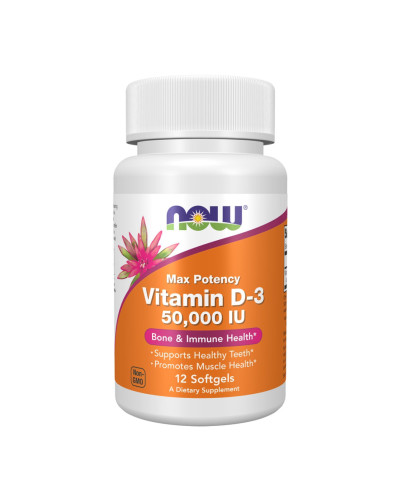 Vitamin D-3 50,000 IU - 12 softgels