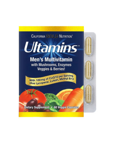 Ultamins MENS Multivitamin - 60 vcaps