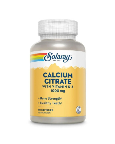 Кальцій Цитрат з вітаміном Д3, Calcium w/ D3 Citrate 1000mg - 90 caps