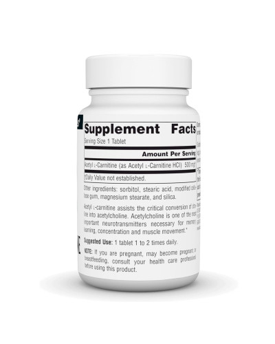 Acetyl L-Carnitine 500 mg - 30 tabs