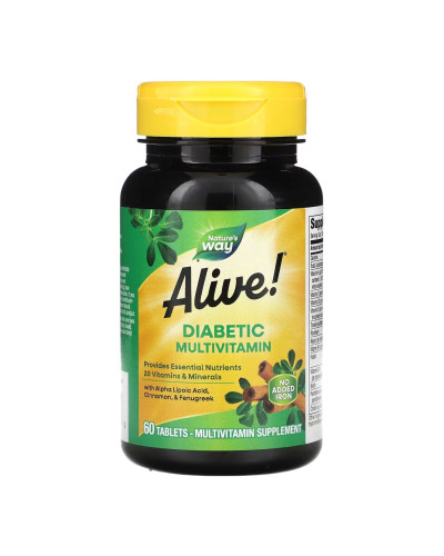 Мультивітаміни для діабетиків, Diabetic Multivitamin - 60 tabs