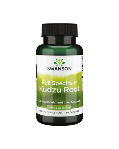 Корінь кудзу, Full Spectrum Kudzu Root 500mg - 60 caps