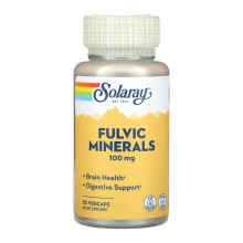 Фульвові мінерали, Fulvic Minerals 100mg - 30 vcaps