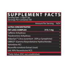 Жироспалювач, Lipo 6 Black Ultra Concentrate - 60 caps