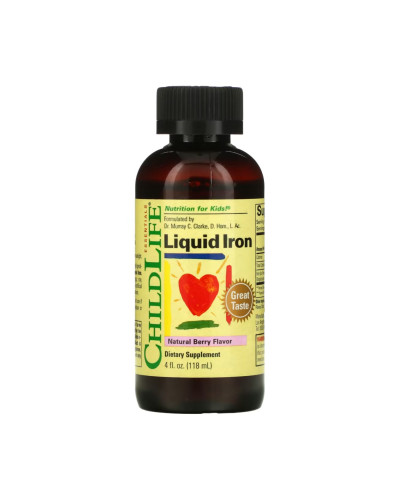 Рідке залізо, Liquid Iron - 118 ml (4 fl oz) Natural Berry