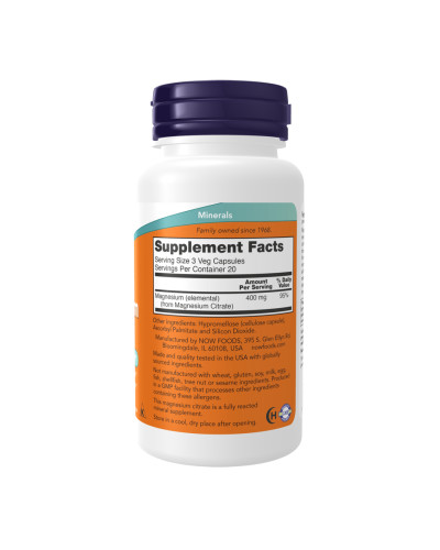 Magnesium Citrate - 60 vcaps