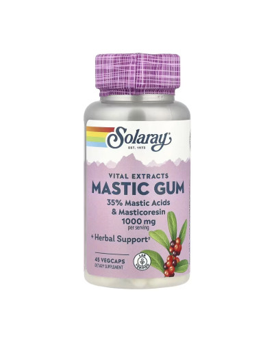 Екстракт мастикової смоли, Mastic Gum Extract 500mg - 45 vcaps