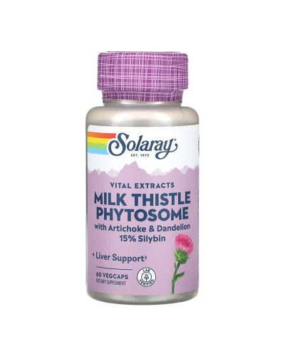 Розторопша, Milk Thistle Phytosome 200mg - 60 vcaps