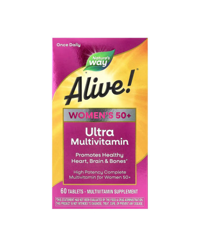 Мультивітаміни для жінок 50+, Once Daily Women 50+ Ultra - 60 tabs
