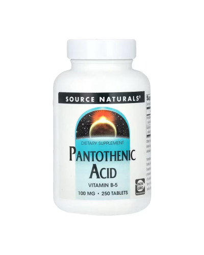 Pantothenic Acid 100 mg - 250 tabs