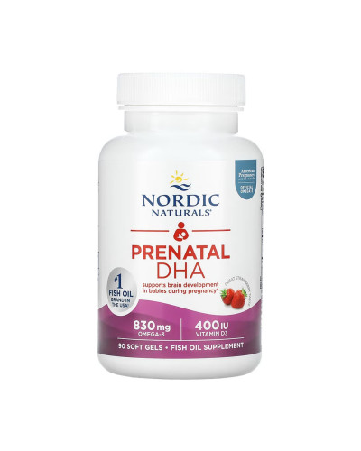 Prenatal DHA - 90 softgels Strawberry