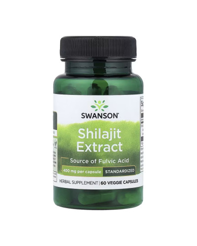 Shilajit Extract Standardized 400 mg - 60 vcaps
