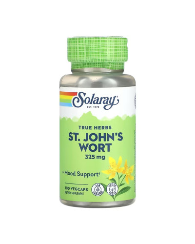 Звіробій, St. John's Wort Aerial 325mg - 100 vcaps