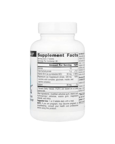 Ультра Маг Комплекс магнію з Б6, Ultra-Mag Magnesium Complex - 60 Tablets