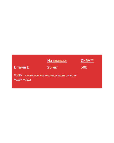 Вітамін Д, Vitamin D 1000IU - 20 tabs Strawberry