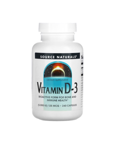 Вітамін Д3, Vitamin D-3 5000 IU - 240 caps