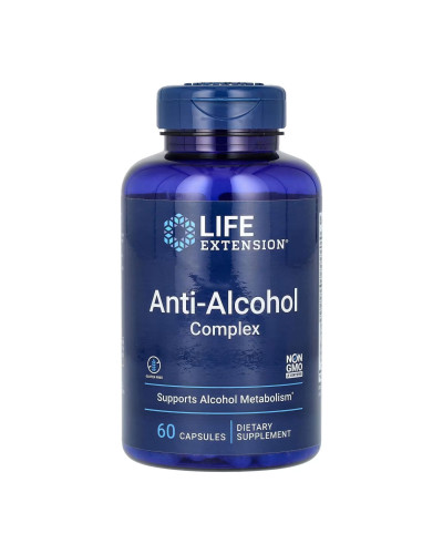 Нейтралізатор впливу алкоголю, Anti-Alcohol - 60 caps
