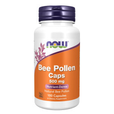 Бджолиний пилок, Bee Pollen 500mg - 100 caps