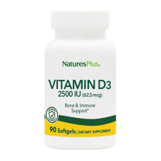 Вітамін Д3, Vitamin D3 2500 IU - 90 softgels