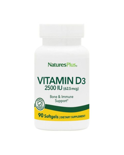 Вітамін Д3, Vitamin D3 2500 IU - 90 softgels