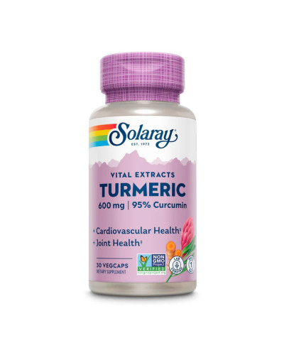 Екстракт куркуми, Turmeric Root Extract 600mg - 30 vcaps
