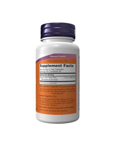 Red Yeast Rice 600mg - 120 vcaps