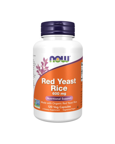 Red Yeast Rice 600mg - 120 vcaps