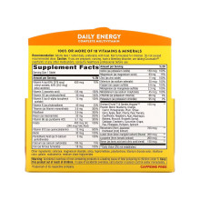 Мультивітаміни, Daily Energy (With Iron) - 60 tabs