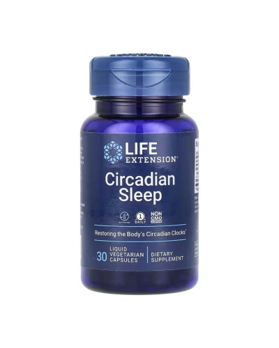 Підтримка циркадних ритмів, Circadian Sleep - 30 liquid vegetarian caps