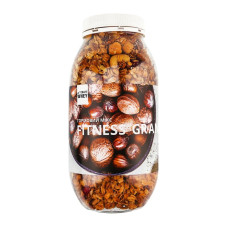 Фітнес гранола з смаком горіховий мікс, Fitness Granola - 450g Nut mix