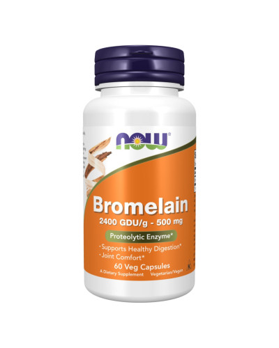Бромелаїн, Bromelain 500mg - 60 vcaps