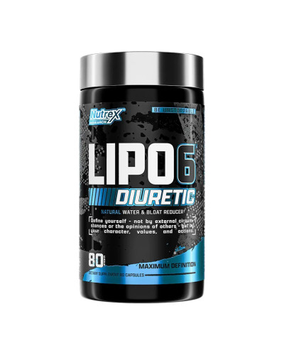 Жироспалювач, Lipo-6 Diuretic - 80 caps