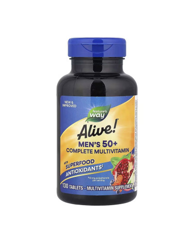 Мультивітамінний комплекс для чоловіків 50+, Men's 50+ Complete Multivitamin - 130 tabs
