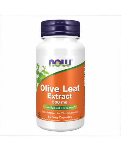 Екстракт оливкового листя, Olive Leaf Extract 500 mg - 60 veg caps