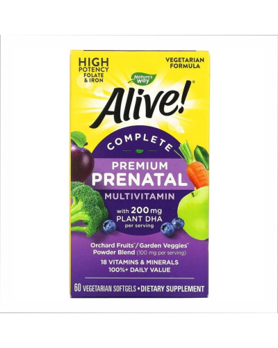 Мультивітаміни для мам, Prenatal Multi - 60 softgels