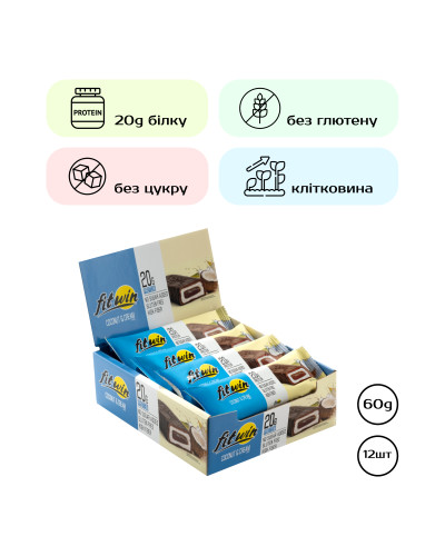 FitWin - 12х60g Coconat Cream